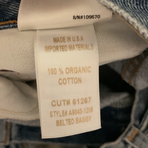 NWOT AGOLDE Wide-leg Belted Jeans - Picture 8 of 13